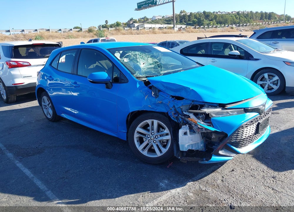 2019 TOYOTA COROLLA SE VIN: JTNK4RBE4K3072780