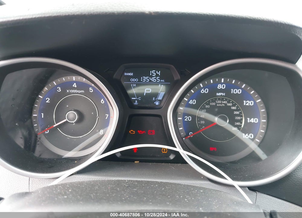 2012 HYUNDAI ELANTRA LIMITED (ULSAN PLANT) VIN: KMHDH4AE7CU246564
