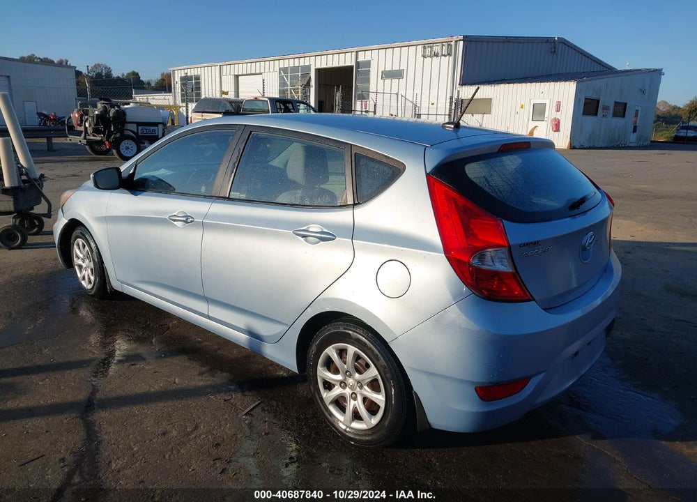 2012 HYUNDAI ACCENT GS VIN: KMHCT5AE3CU041453