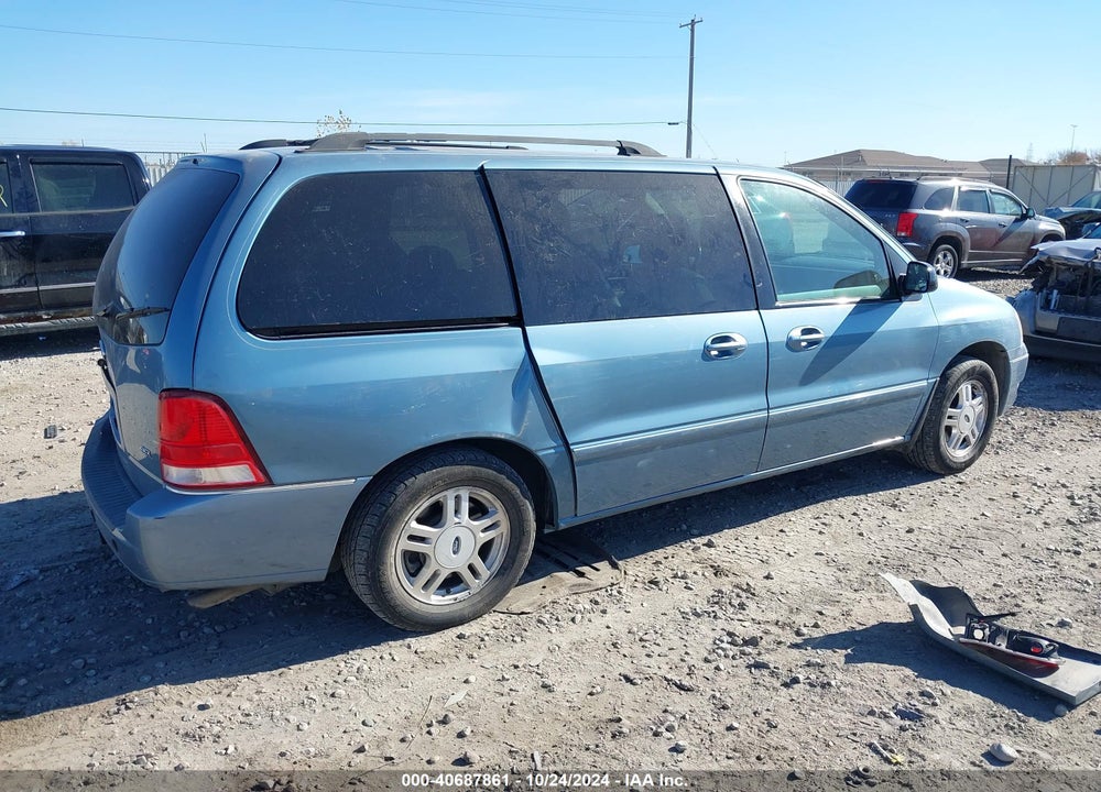 2007 FORD FREESTAR SEL VIN: 2FMZA52227BA05222