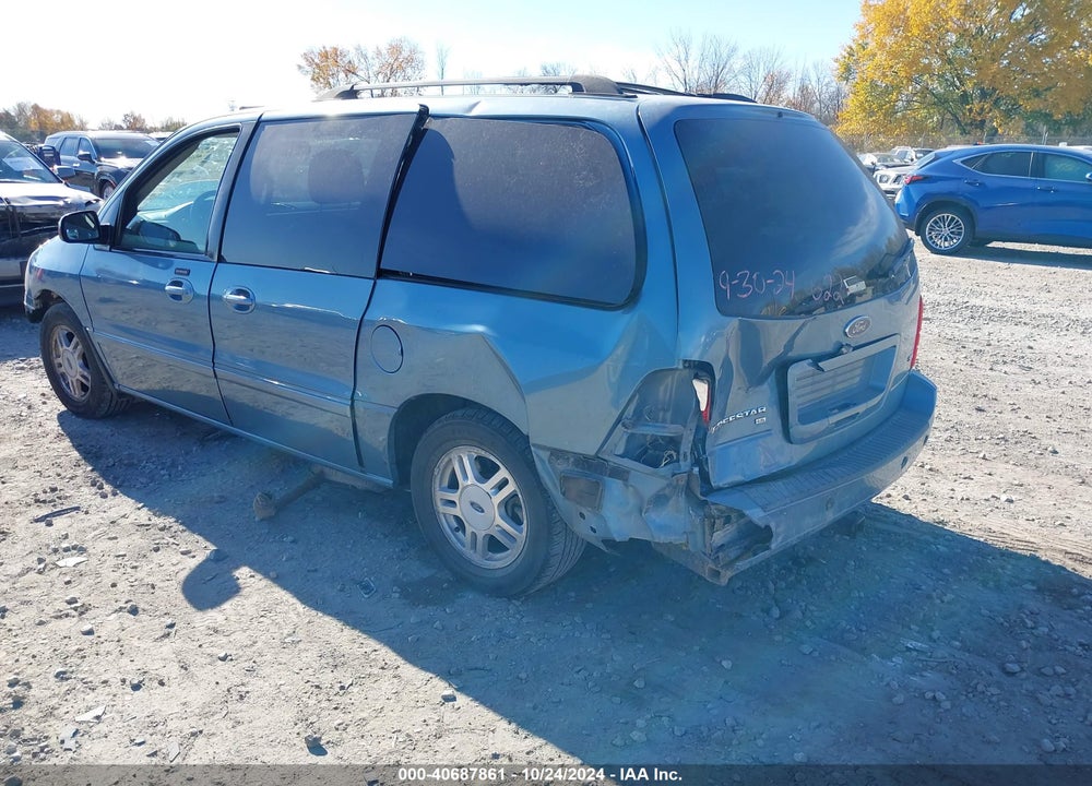 2007 FORD FREESTAR SEL VIN: 2FMZA52227BA05222