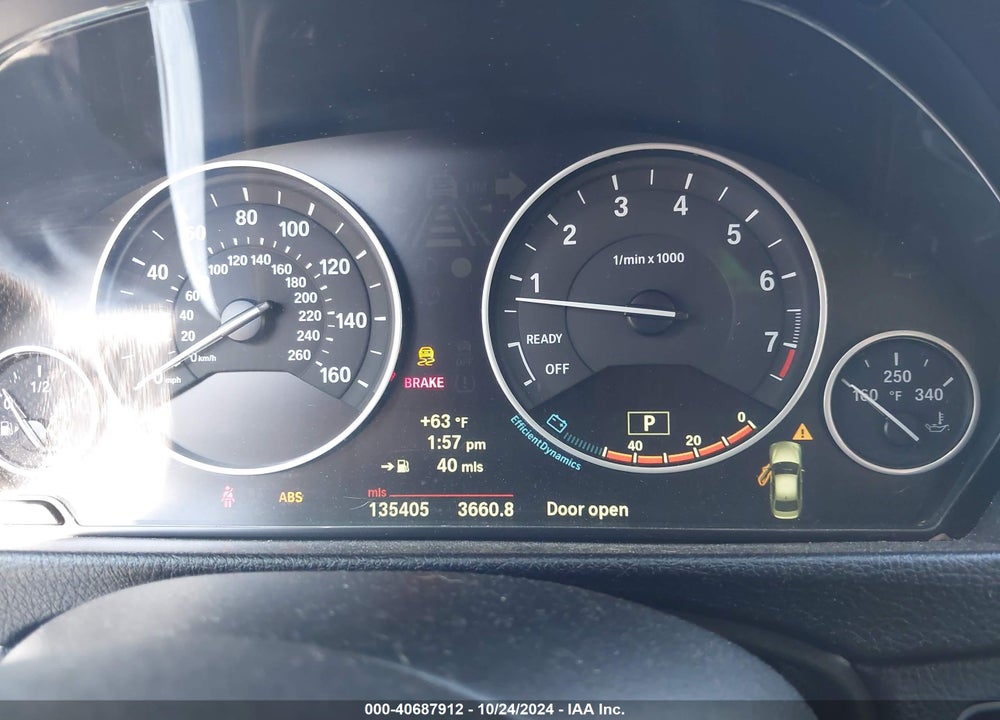 2012 BMW 328I VIN: WBA3A5C59CF257770