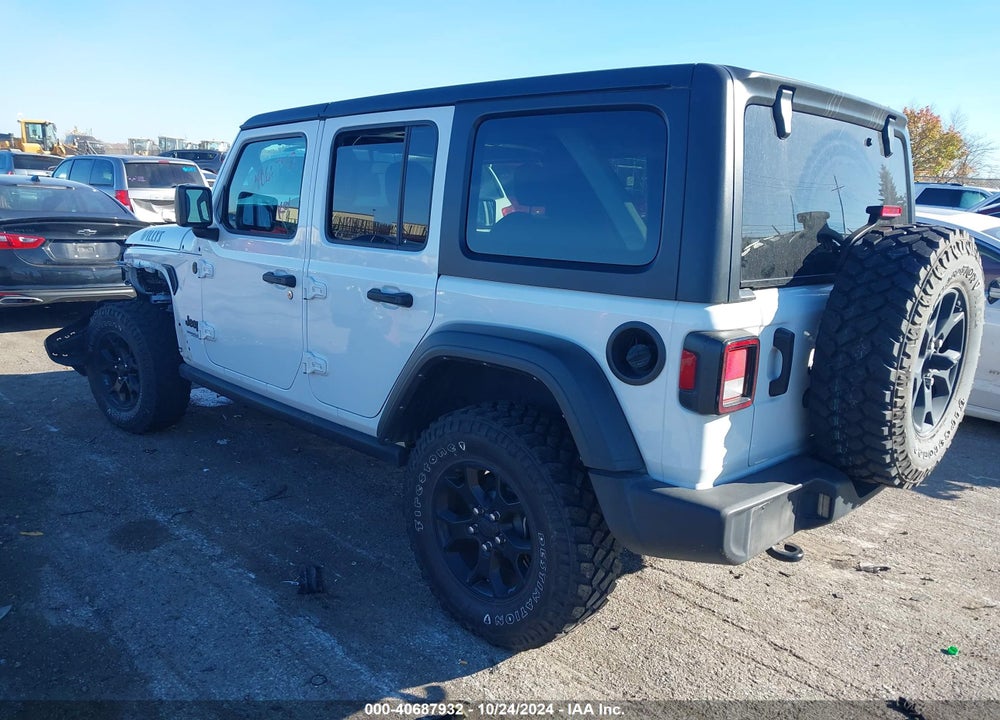 2021 JEEP WRANGLER UNLIMITED WILLYS 4X4 VIN: 1C4HJXDG9MW822492