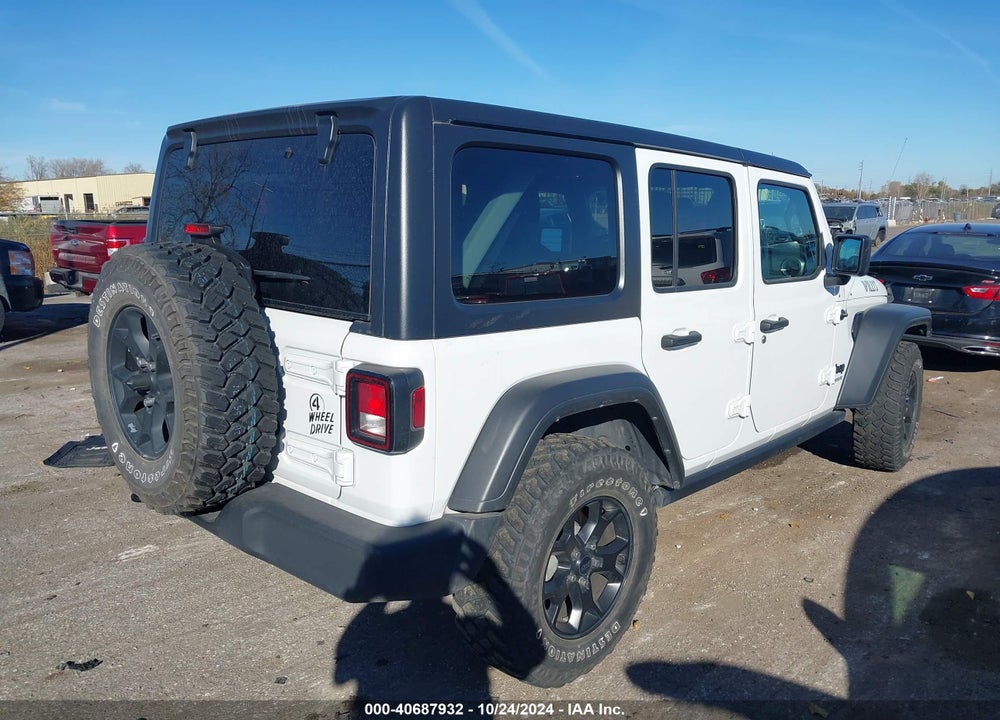 2021 JEEP WRANGLER UNLIMITED WILLYS 4X4 VIN: 1C4HJXDG9MW822492