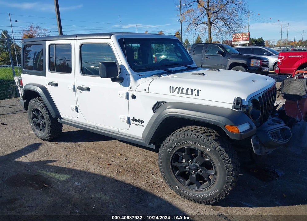 2021 JEEP WRANGLER UNLIMITED WILLYS 4X4 VIN: 1C4HJXDG9MW822492