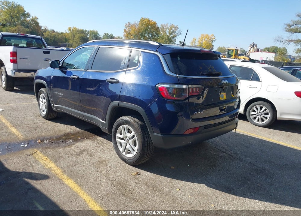 2021 JEEP COMPASS SPORT 4X4 VIN: 3C4NJDAB8MT591360