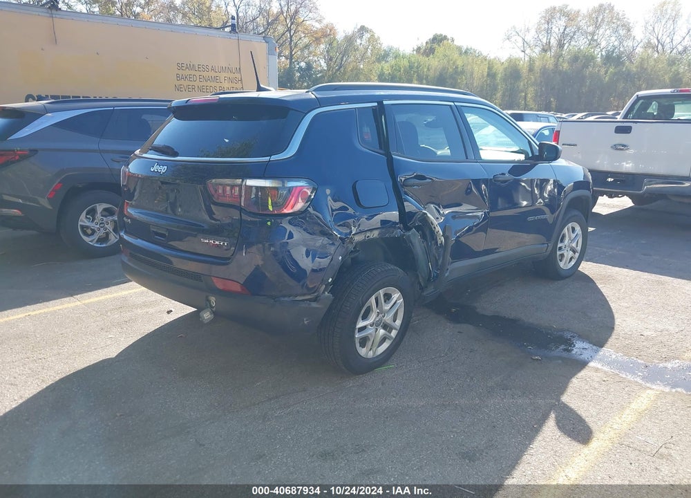 2021 JEEP COMPASS SPORT 4X4 VIN: 3C4NJDAB8MT591360