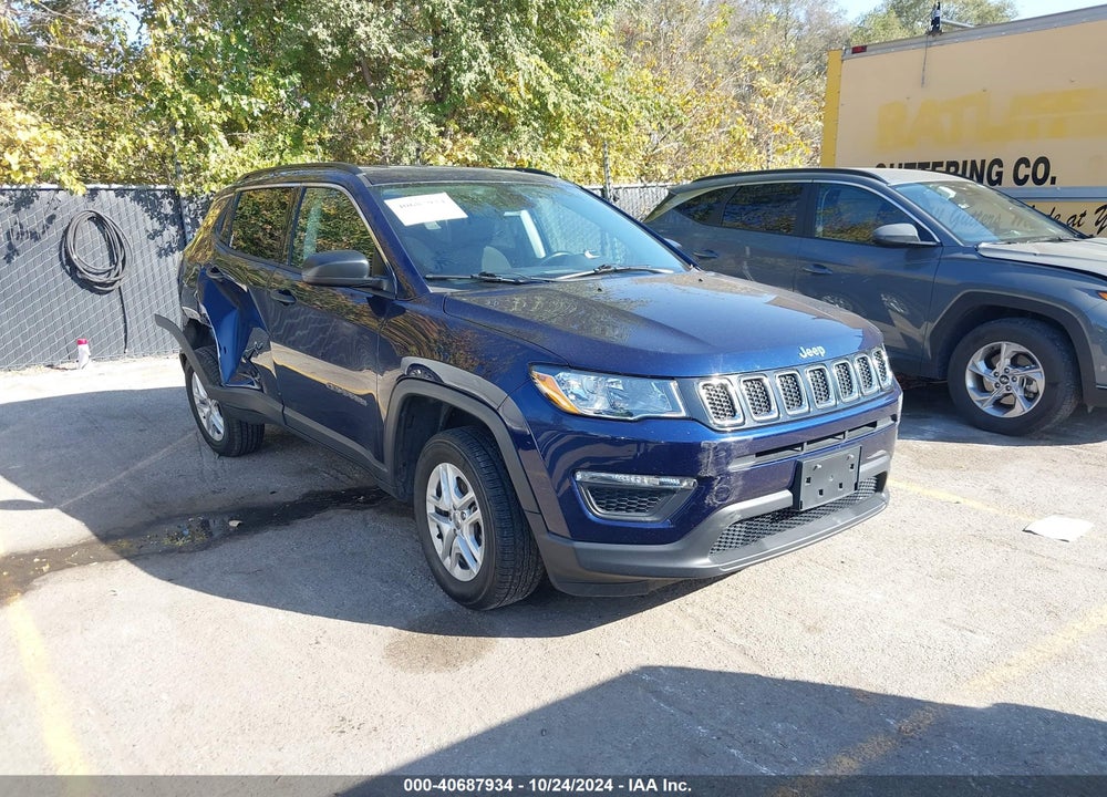 2021 JEEP COMPASS SPORT 4X4 VIN: 3C4NJDAB8MT591360