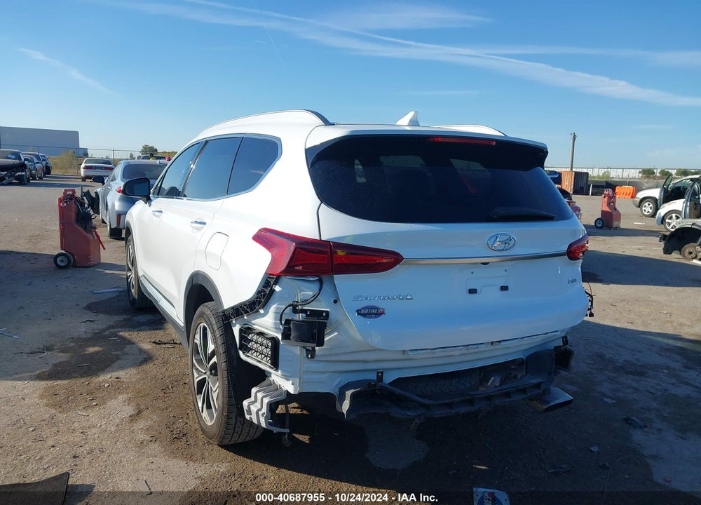 2019 HYUNDAI SANTA FE ULTIMATE 2.0T VIN: 5NMS53AA1KH013877