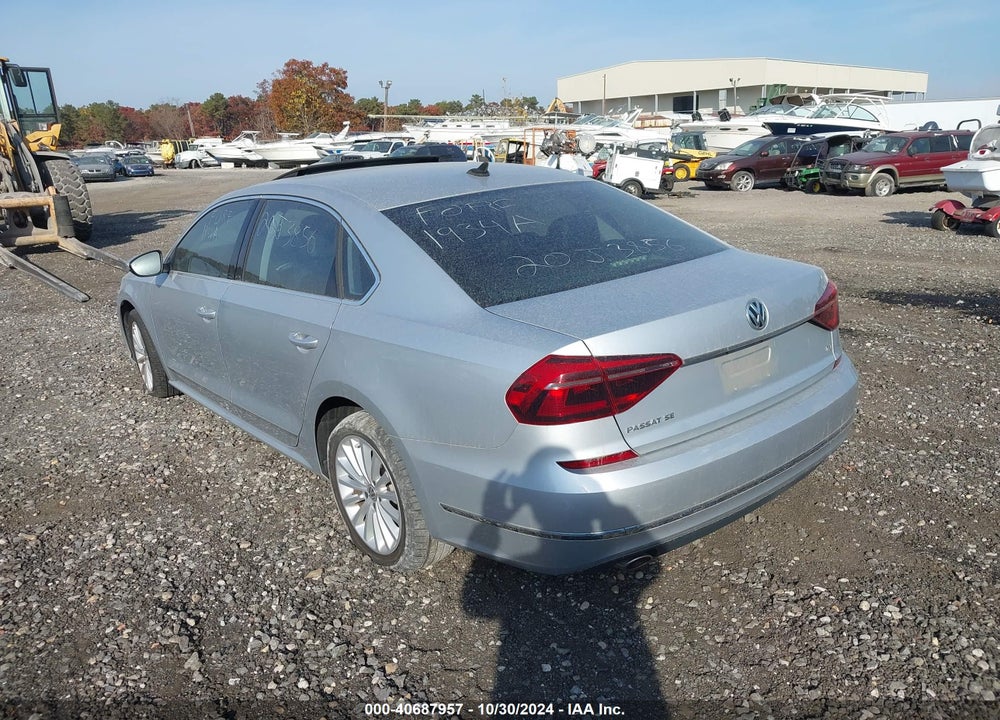 2017 VOLKSWAGEN PASSAT 1.8T SE VIN: 1VWBT7A33HC068656