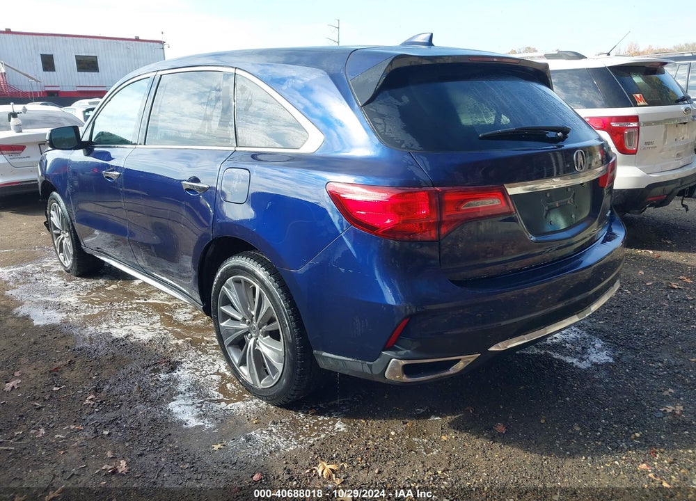 2017 ACURA MDX TECHNOLOGY PACKAGE VIN: 5FRYD4H54HB014719