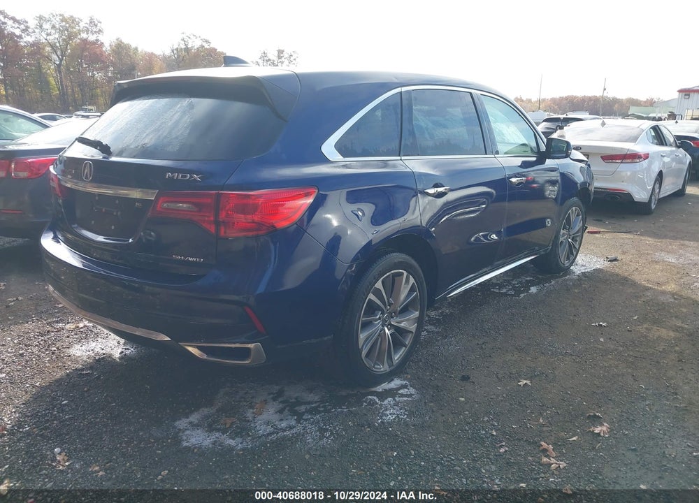 2017 ACURA MDX TECHNOLOGY PACKAGE VIN: 5FRYD4H54HB014719