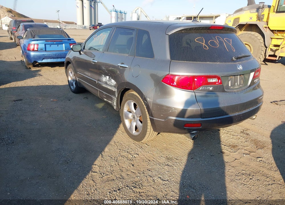 2008 ACURA RDX TECH PKG VIN: 5J8TB18588A021277