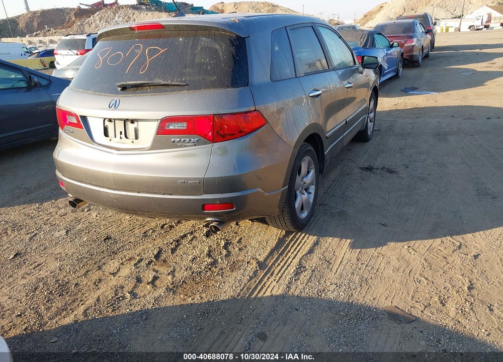 2008 ACURA RDX TECH PKG VIN: 5J8TB18588A021277