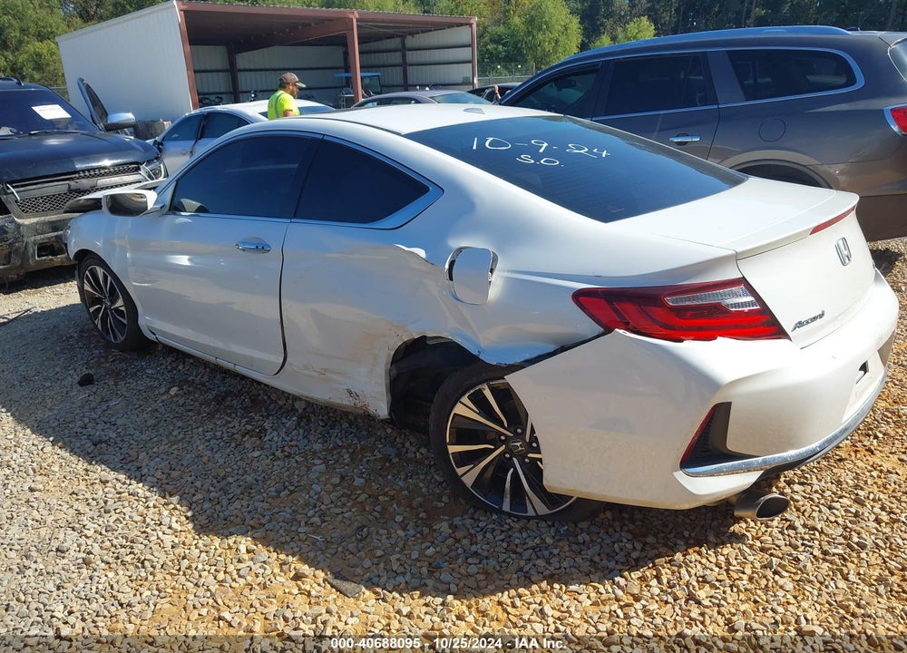 2016 HONDA ACCORD EX-L V-6 VIN: 1HGCT2B92GA002124