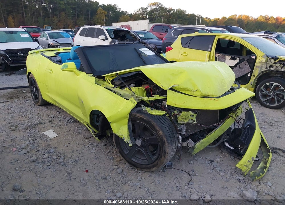 2021 CHEVROLET CAMARO RWD 1LT VIN: 1G1FB3DS6M0125827