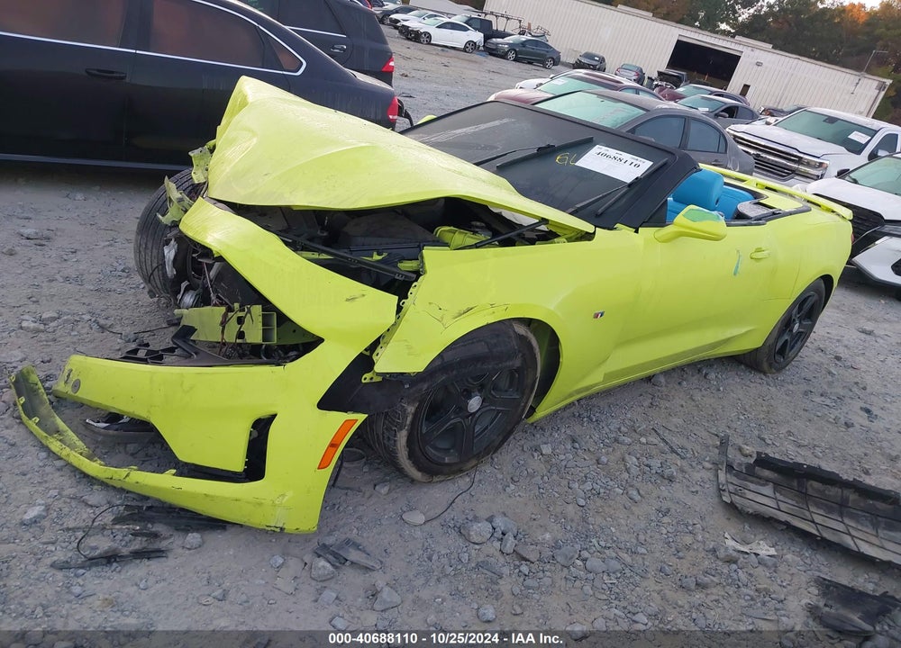 2021 CHEVROLET CAMARO RWD 1LT VIN: 1G1FB3DS6M0125827
