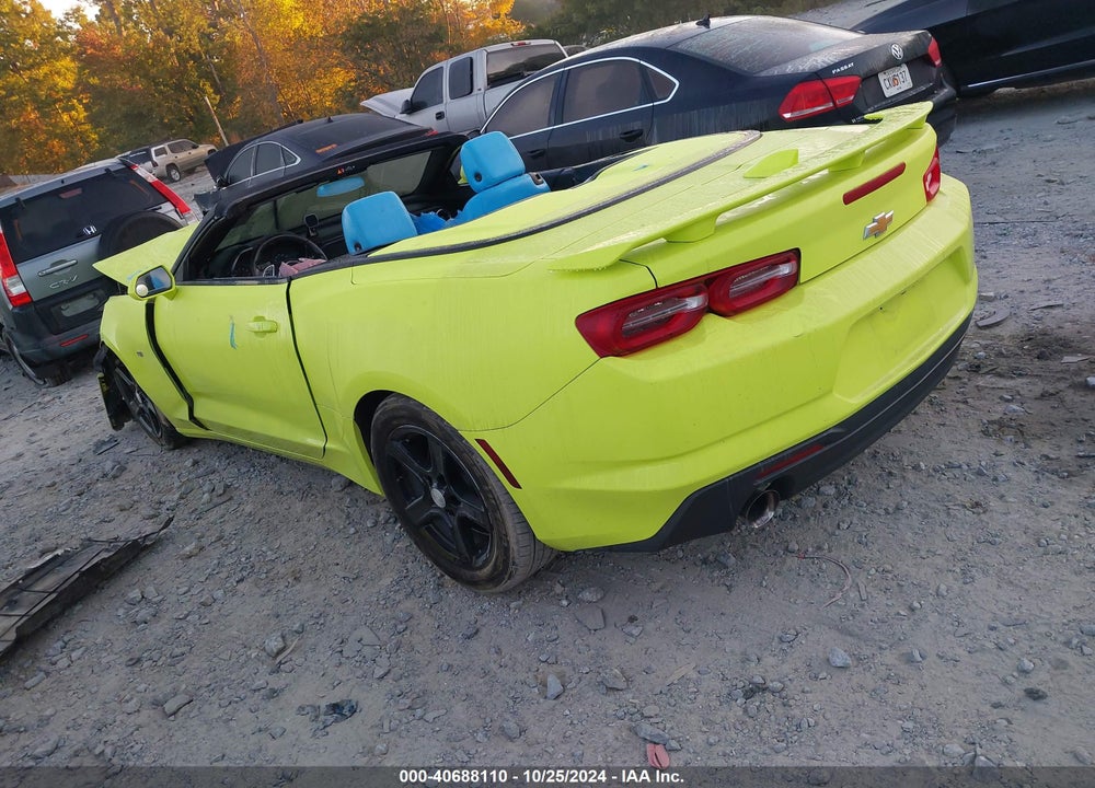 2021 CHEVROLET CAMARO RWD 1LT VIN: 1G1FB3DS6M0125827