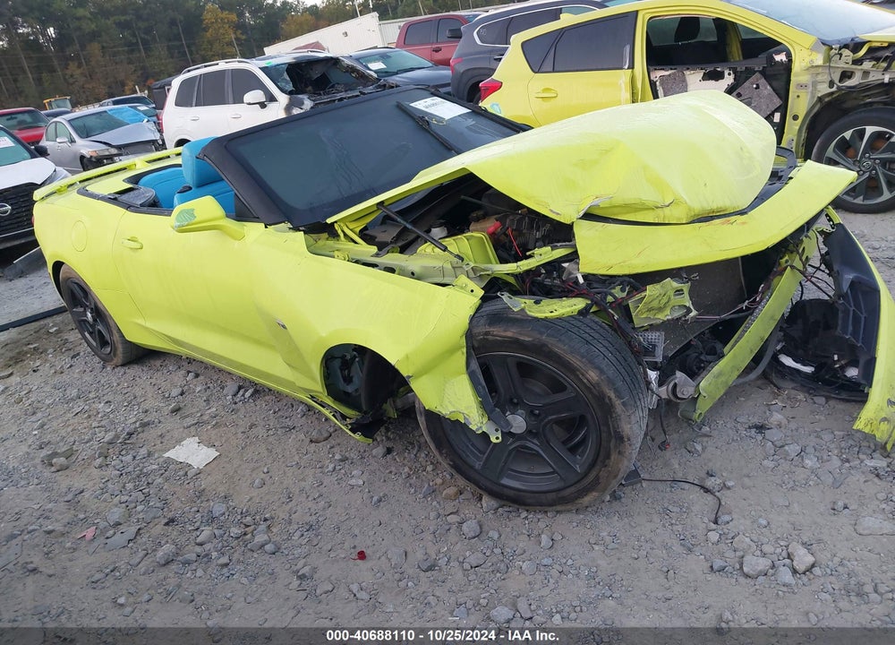 2021 CHEVROLET CAMARO RWD 1LT VIN: 1G1FB3DS6M0125827