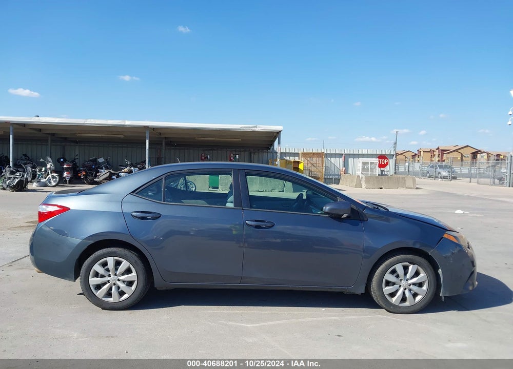 2015 TOYOTA COROLLA LE VIN: 5YFBURHE0FP207620