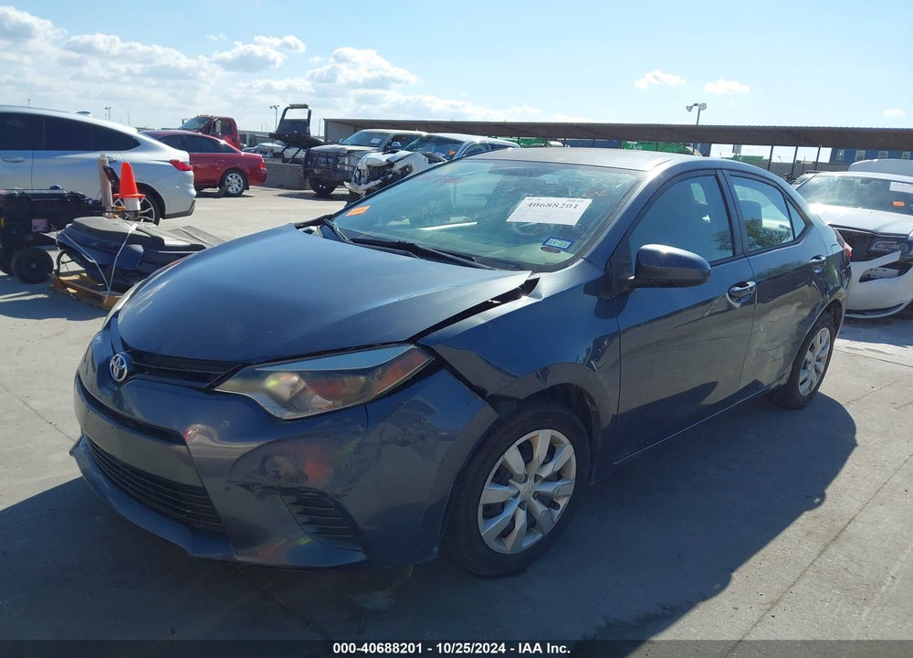 2015 TOYOTA COROLLA LE VIN: 5YFBURHE0FP207620