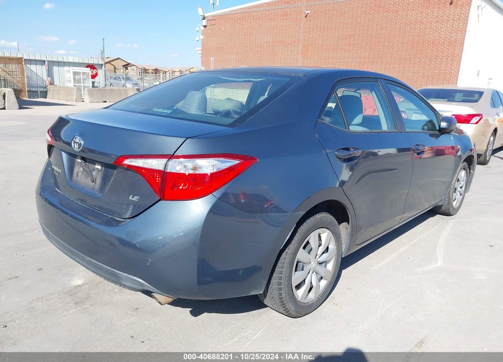 2015 TOYOTA COROLLA LE VIN: 5YFBURHE0FP207620
