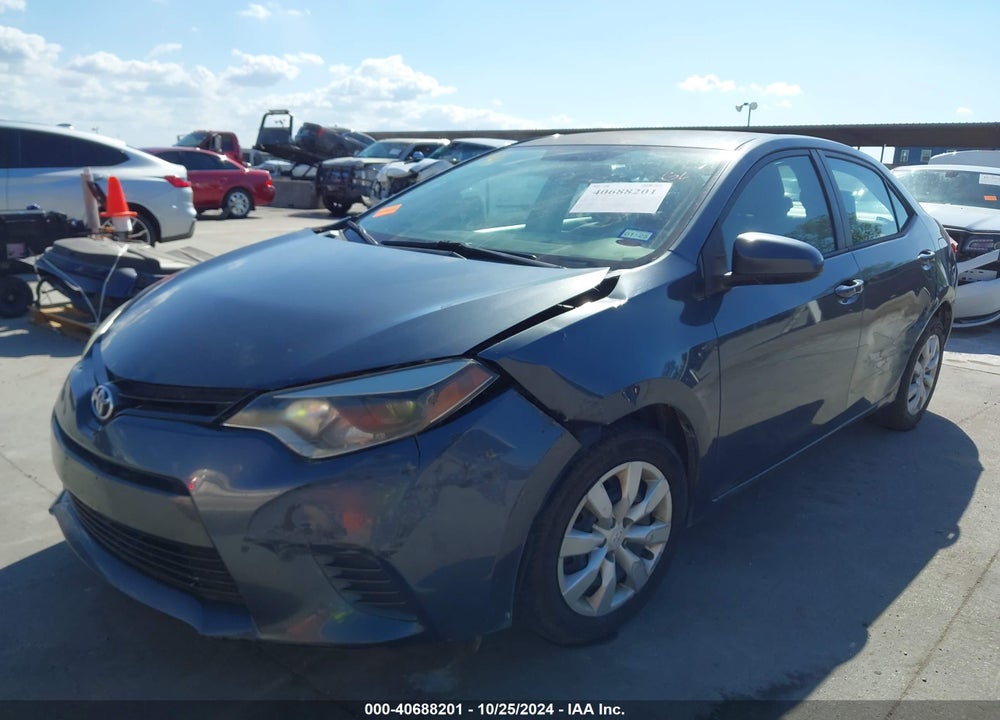 2015 TOYOTA COROLLA LE VIN: 5YFBURHE0FP207620