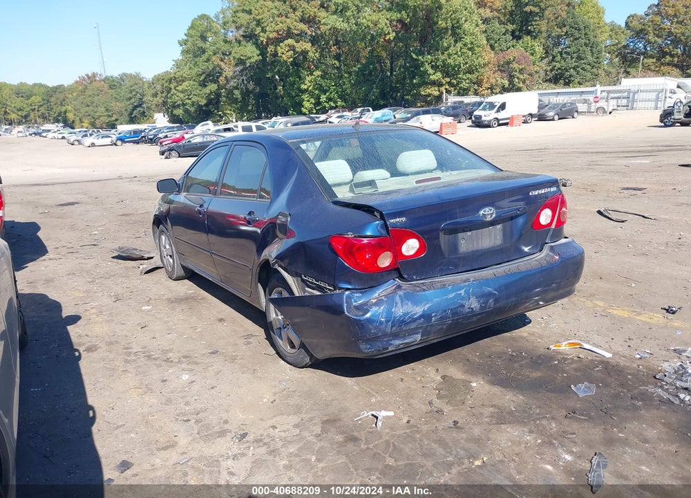 2007 TOYOTA COROLLA LE VIN: 2T1BR32EX7C784907