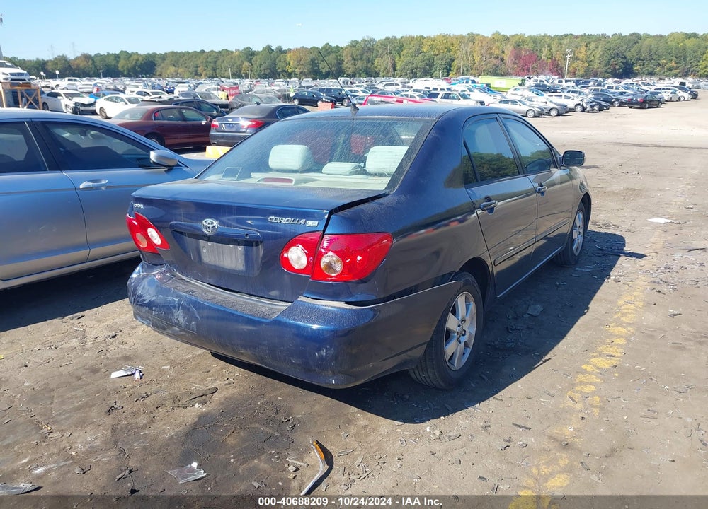 2007 TOYOTA COROLLA LE VIN: 2T1BR32EX7C784907
