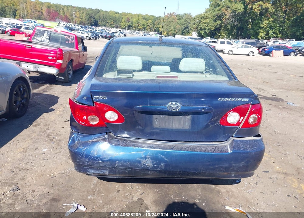2007 TOYOTA COROLLA LE VIN: 2T1BR32EX7C784907
