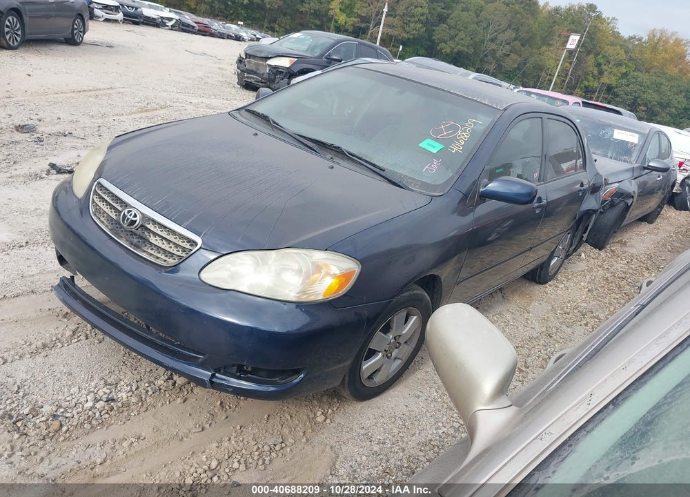 2007 TOYOTA COROLLA LE VIN: 2T1BR32EX7C784907