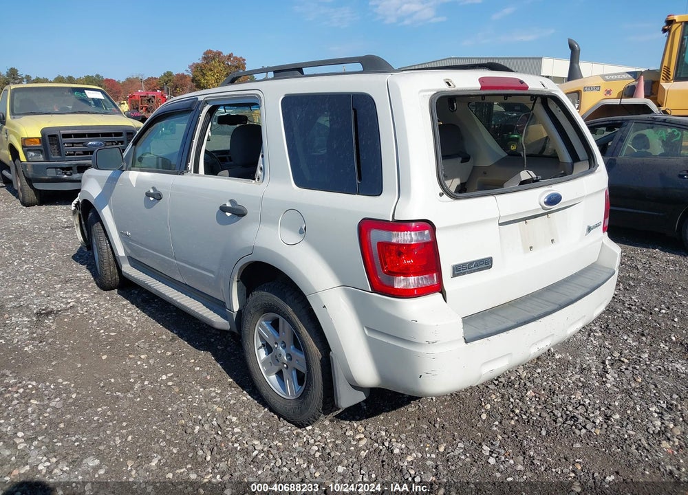 2009 FORD ESCAPE HYBRID LIMITED VIN: 1FMCU59379KB92963