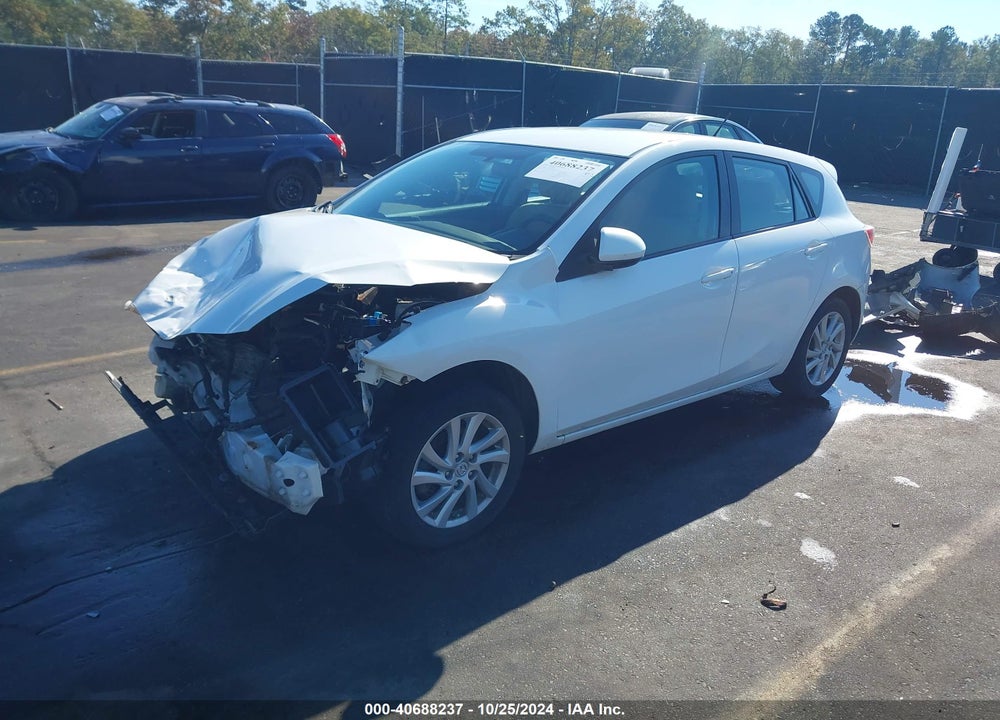 2012 MAZDA 3 I TOURING VIN: JM1BL1L74C1680322