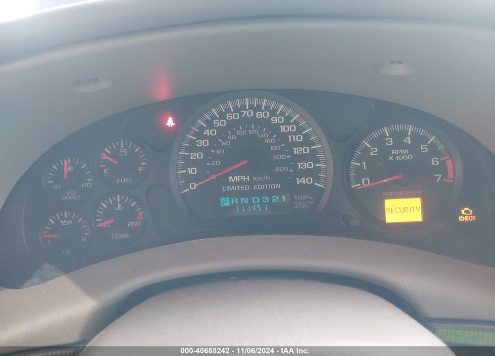 2004 CHEVROLET IMPALA SS SUPERCHARGED VIN: 2G1WP521549295528