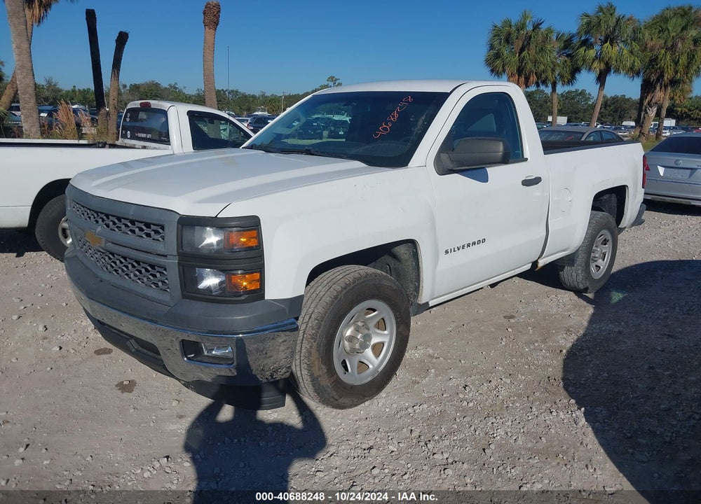 2015 CHEVROLET SILVERADO 1500 WT VIN: 1GCNCPEHXFZ438114