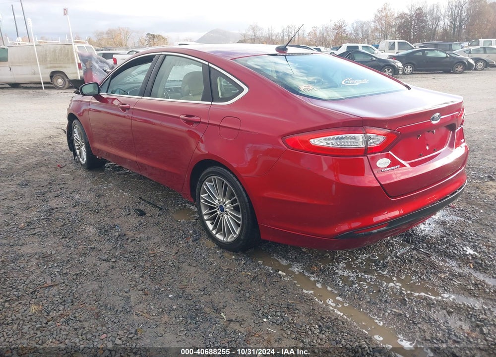 2013 FORD FUSION SE VIN: 3FA6P0HR6DR295156