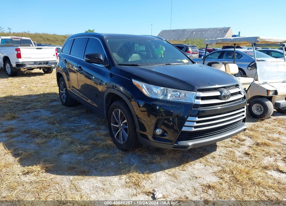 2018 TOYOTA HIGHLANDER XLE VIN: 5TDKZRFH1JS541721