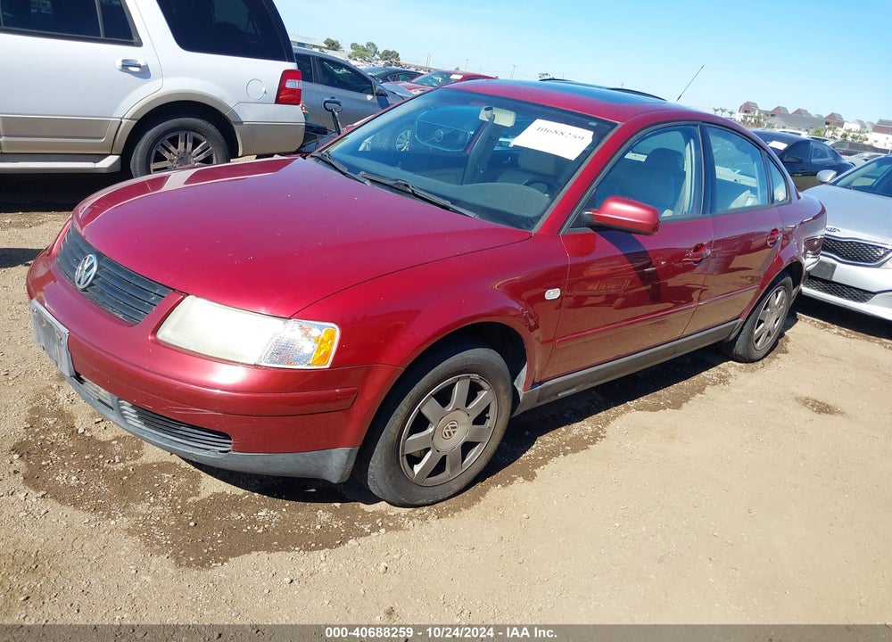 2001 VOLKSWAGEN PASSAT GLS V6 VIN: WVWAH63BX1P009357