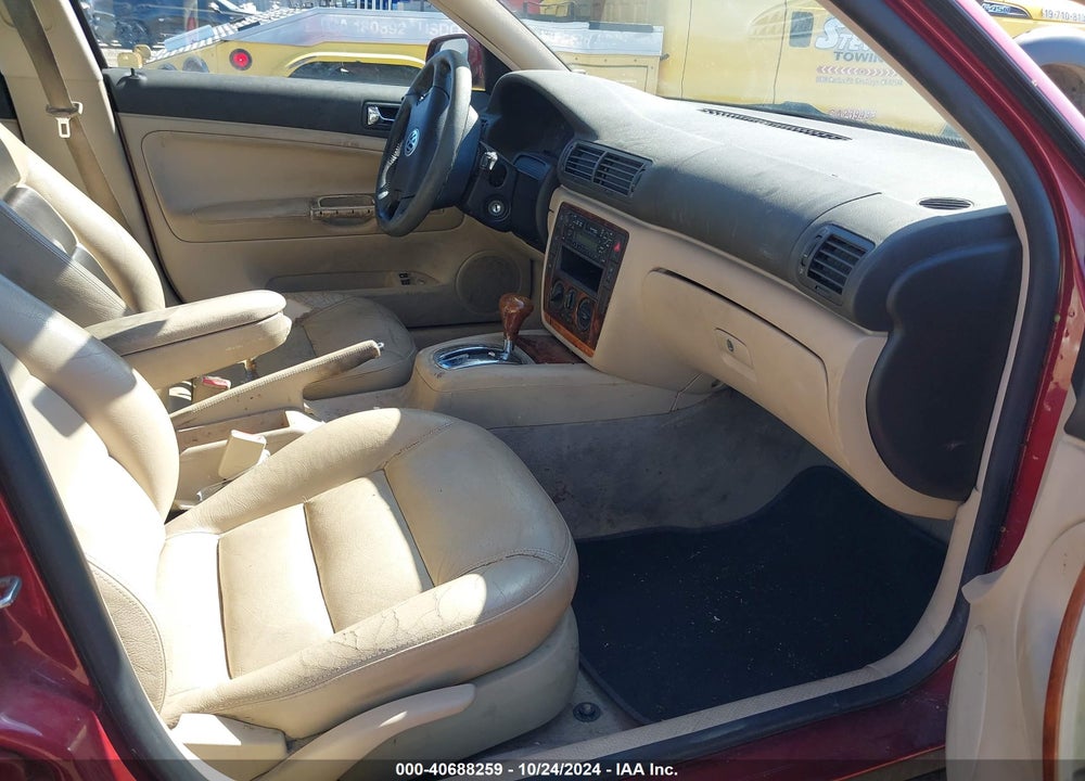 2001 VOLKSWAGEN PASSAT GLS V6 VIN: WVWAH63BX1P009357