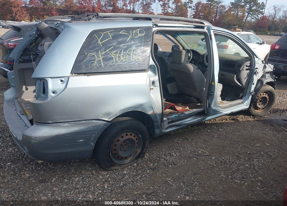2007 TOYOTA SIENNA CE VIN: 5TDZK23C27S052207