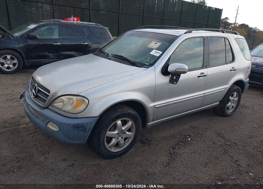 2002 MERCEDES-BENZ ML 500 VIN: 4JGAB75E02A335165