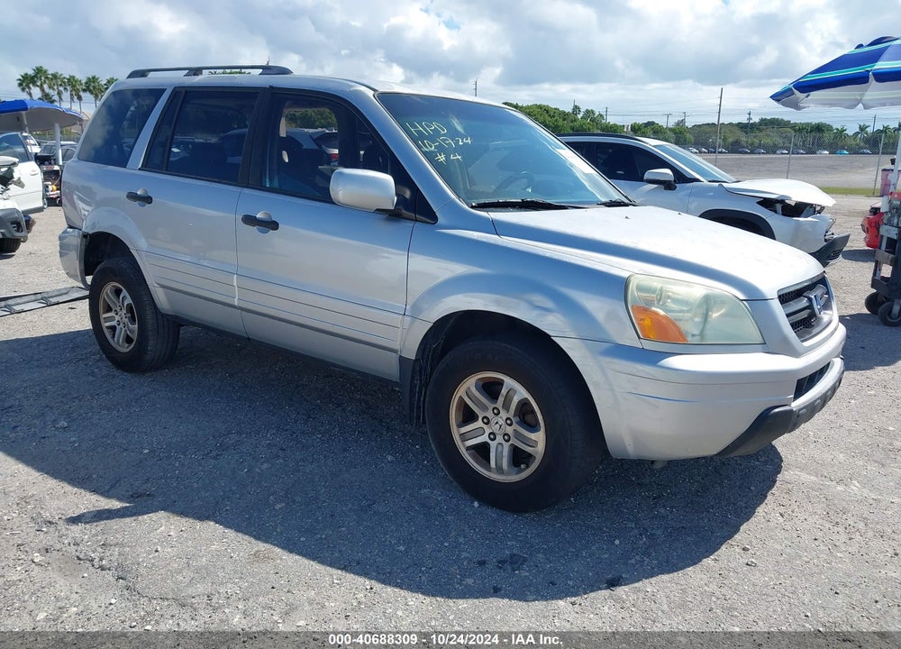 2004 HONDA PILOT EX-L VIN: 2HKYF18574H504819