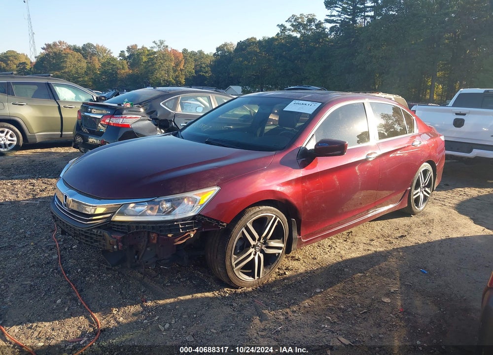 2016 HONDA ACCORD SPORT VIN: 1HGCR2F57GA023170