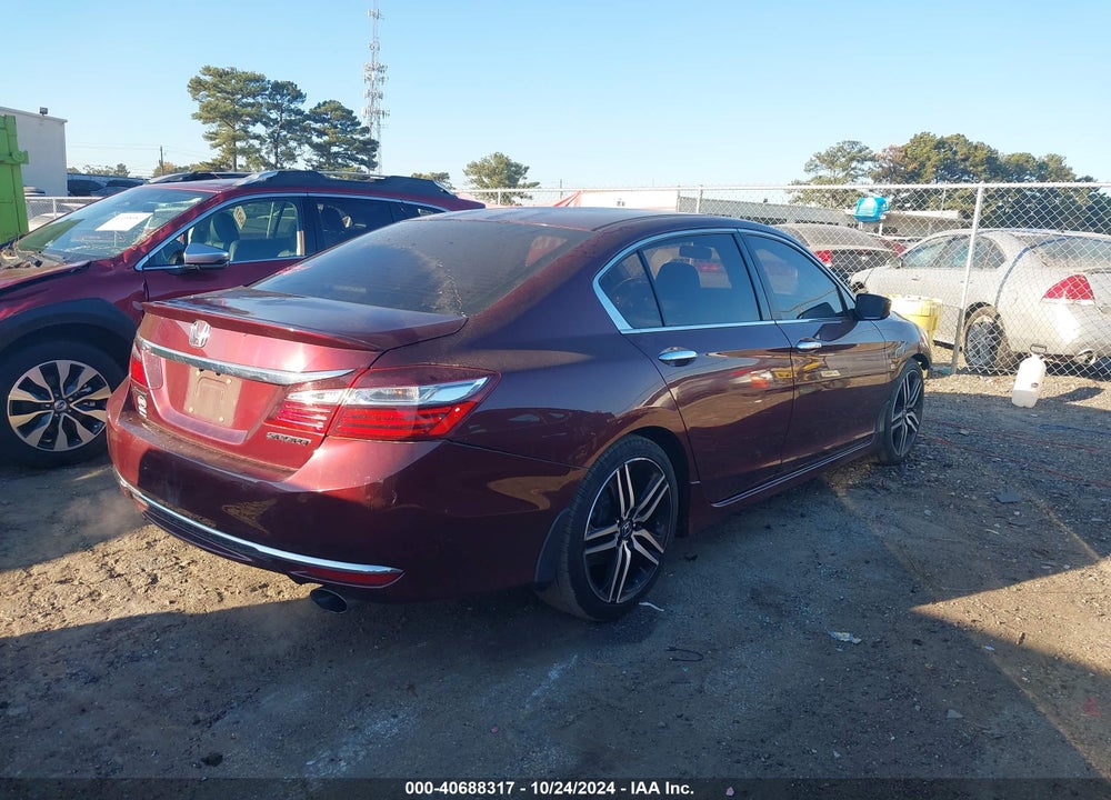 2016 HONDA ACCORD SPORT VIN: 1HGCR2F57GA023170