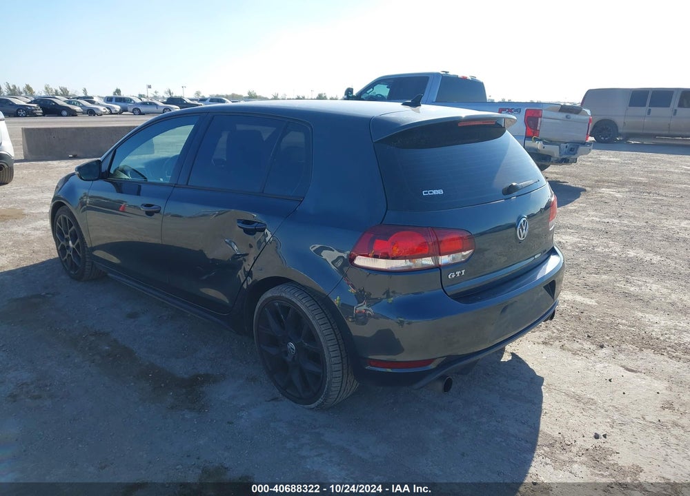 2013 VOLKSWAGEN GTI DRIVERS EDITION VIN: WVWHD7AJ0DW126532