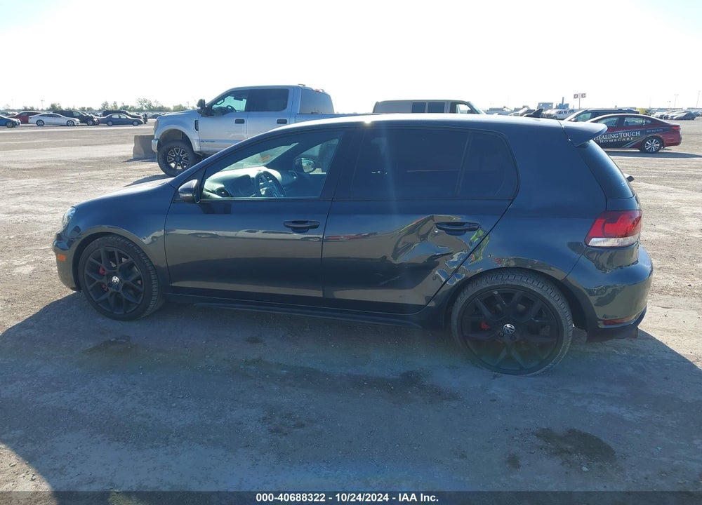 2013 VOLKSWAGEN GTI DRIVERS EDITION VIN: WVWHD7AJ0DW126532