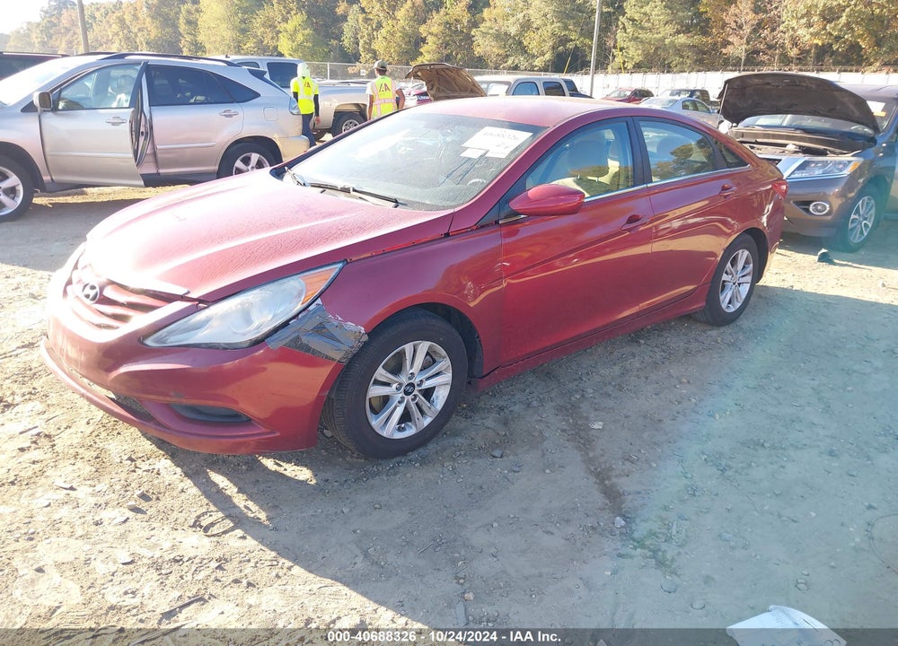 2013 HYUNDAI SONATA GLS VIN: 5NPEB4ACXDH762096