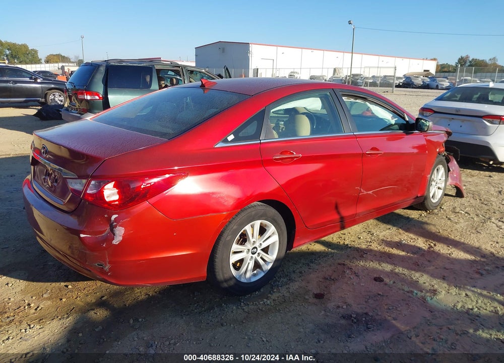 2013 HYUNDAI SONATA GLS VIN: 5NPEB4ACXDH762096