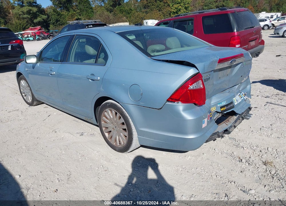 2011 FORD FUSION HYBRID VIN: 3FADP0L34BR316464