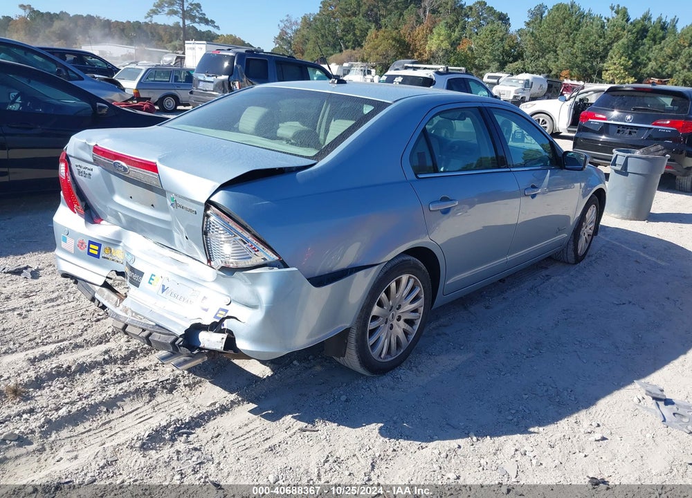 2011 FORD FUSION HYBRID VIN: 3FADP0L34BR316464